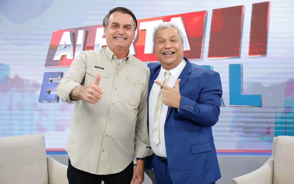 Bolsonaro em entrevista em Manaus