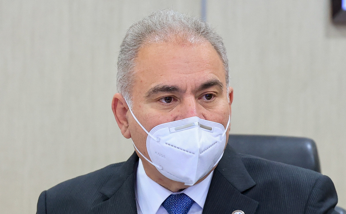 Ministro da saúde, em Brasília
