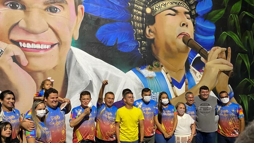 Prefeitura de Manaus na homenagem a Arlindo Jr, Klinger Araújo e Zezinho Corrêa
