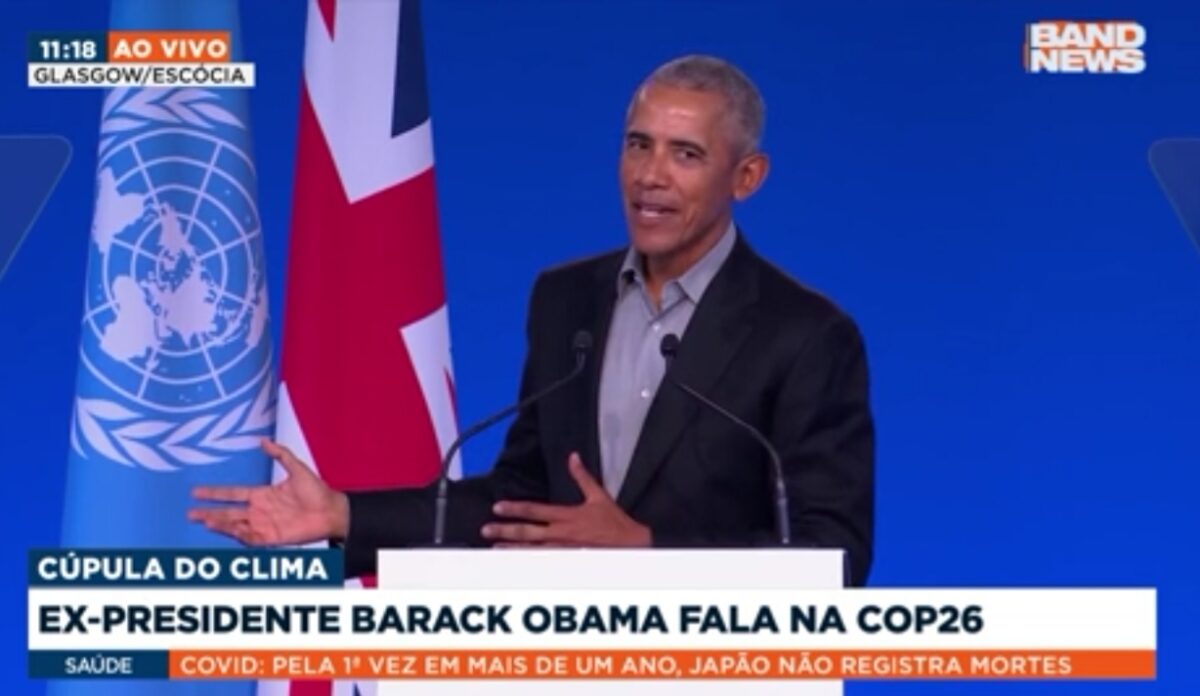 Ex-presidente americano cobra firmeza do Brasil à crise climática
