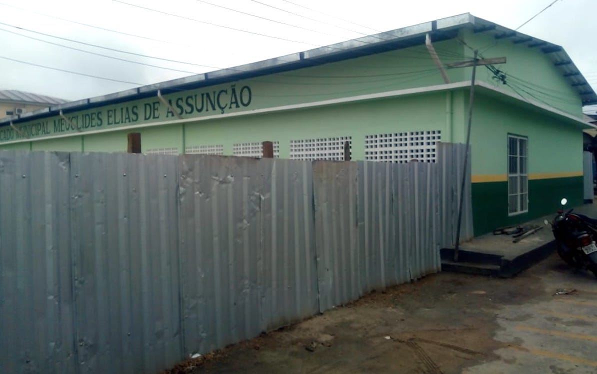 Mercado de Nova Olinda do Norte fechado por ondem do prefeito Adenilson Reis