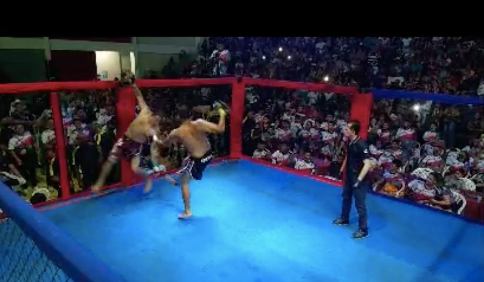 Prefeito Simão Pessoa apanha em desafio de MMA em Borba