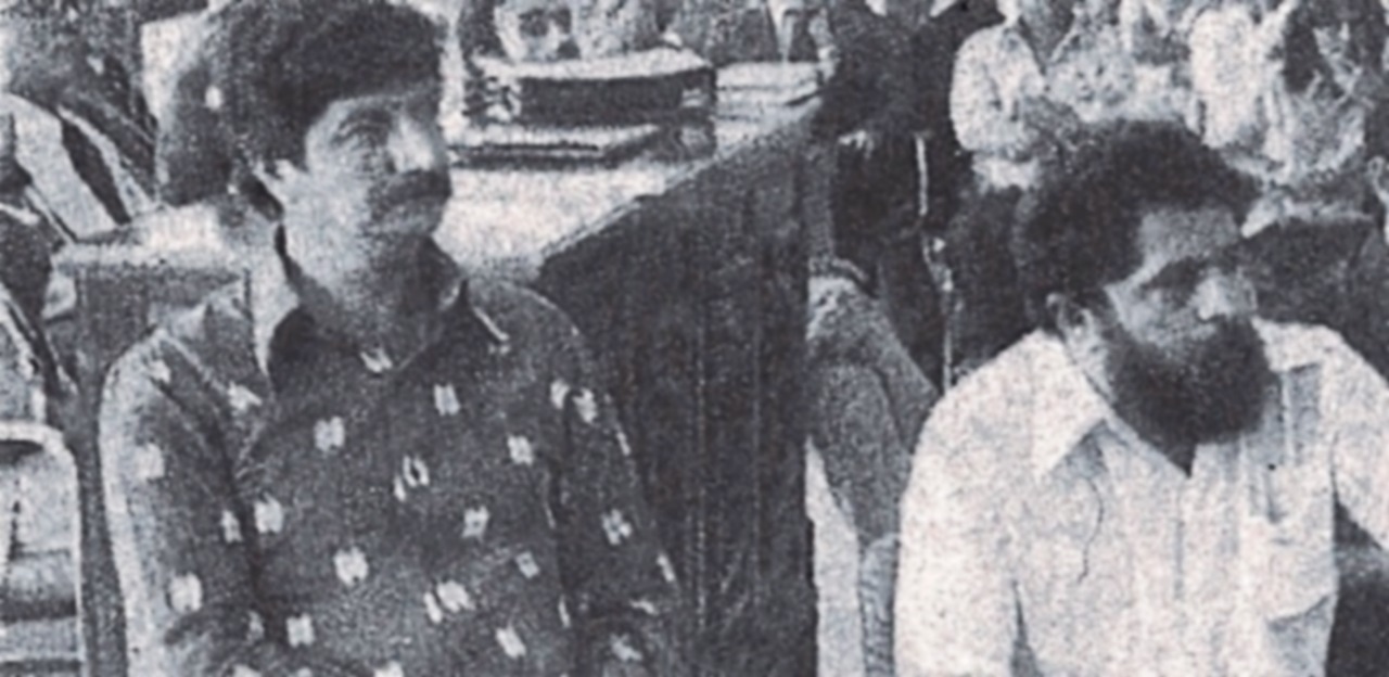 Jacó Bittar e Lula em audiência da ditadura em Manaus em 1984