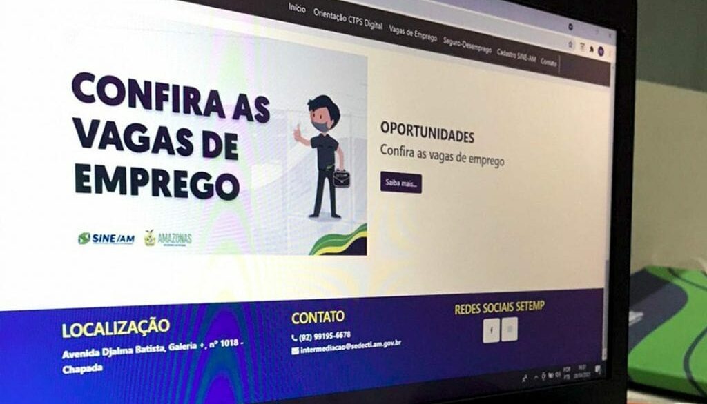 sine-am, vagas, emprego