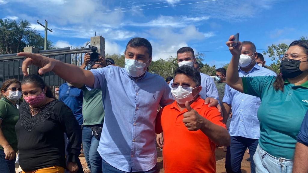 governador Wilson Lima e deputado Sinésio Campos
