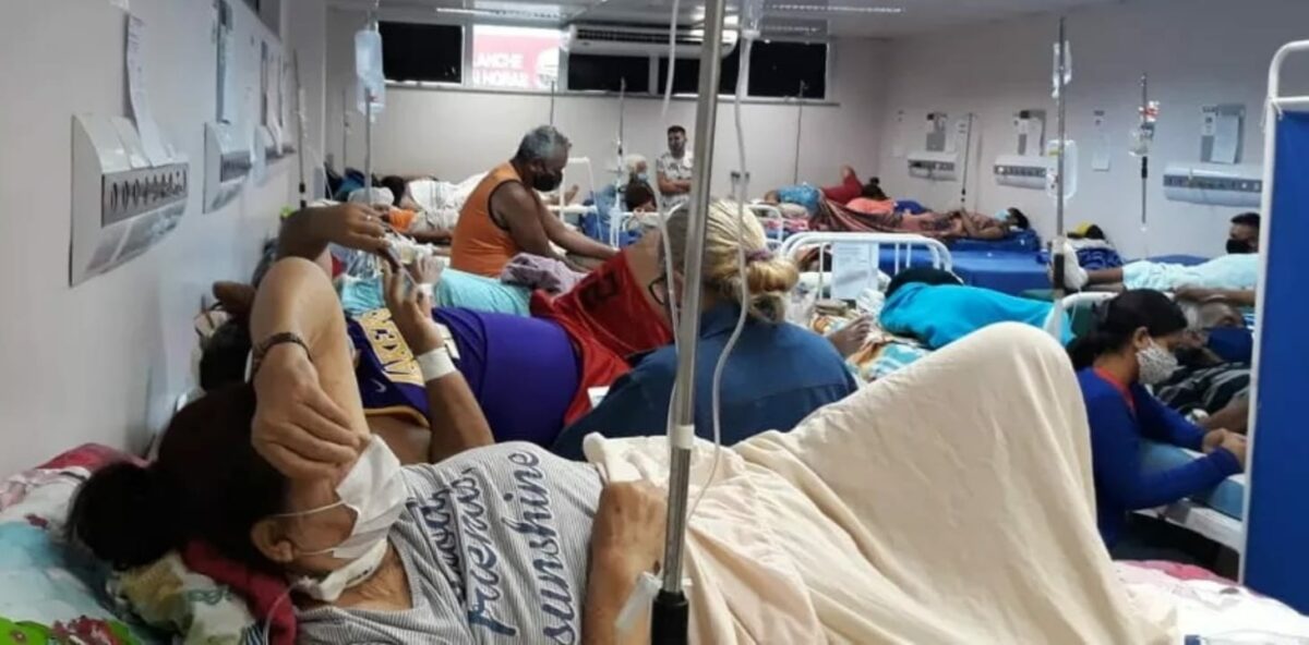 Internações em Manaus dobram de um dia para o outro