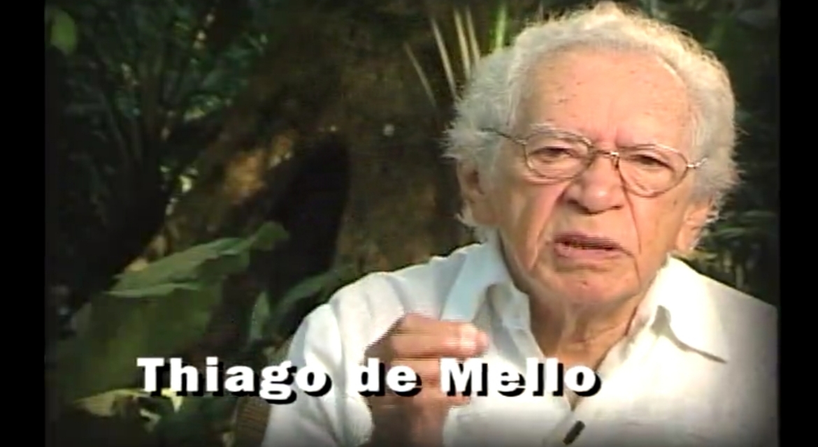 Versos do 'Estatuto do Homem', de Thiago de Mello, casam com dias atuais