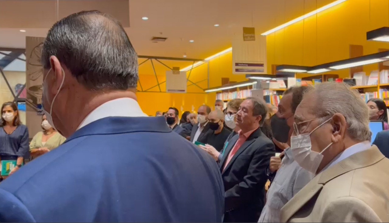 Amazonino e Omar Aziz em São Paulo