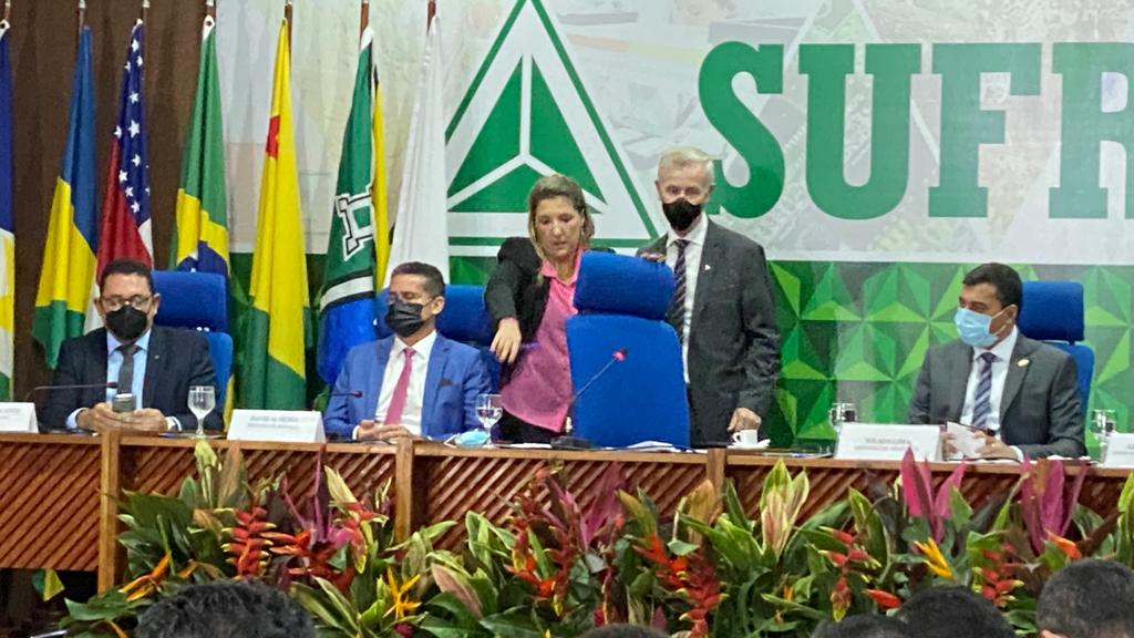 Governo Bolsonaro Daniella Consentino na reuniรฃo do Conselho de Administraรงรฃo da Suframa CAS
