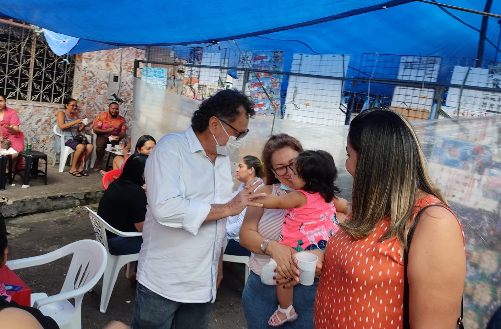 João Pedro PT na Feira de Aparecida em Manaus