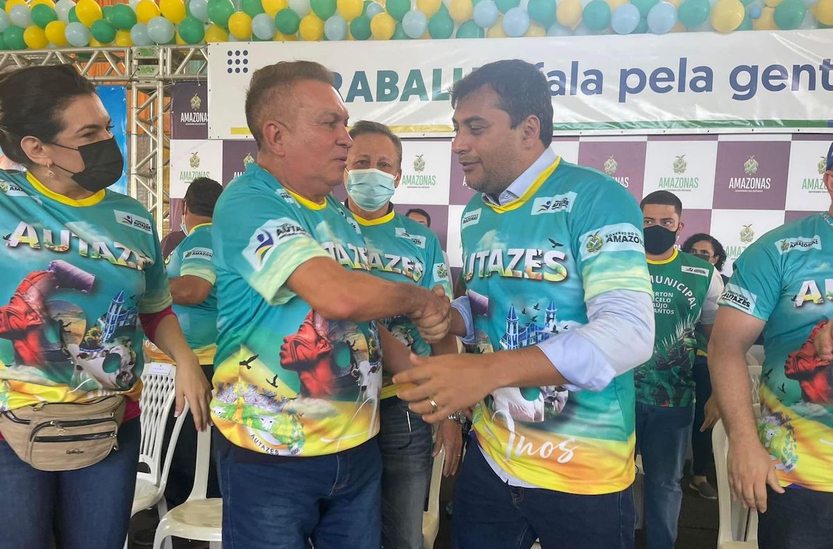 Sabá Reis e Wilson Lima, em Autazes