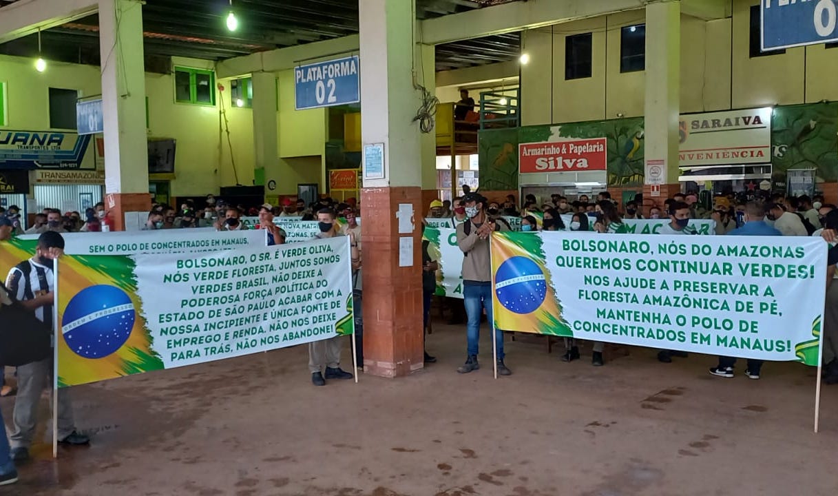 Protesto Presidente Figueiredo Jayoro