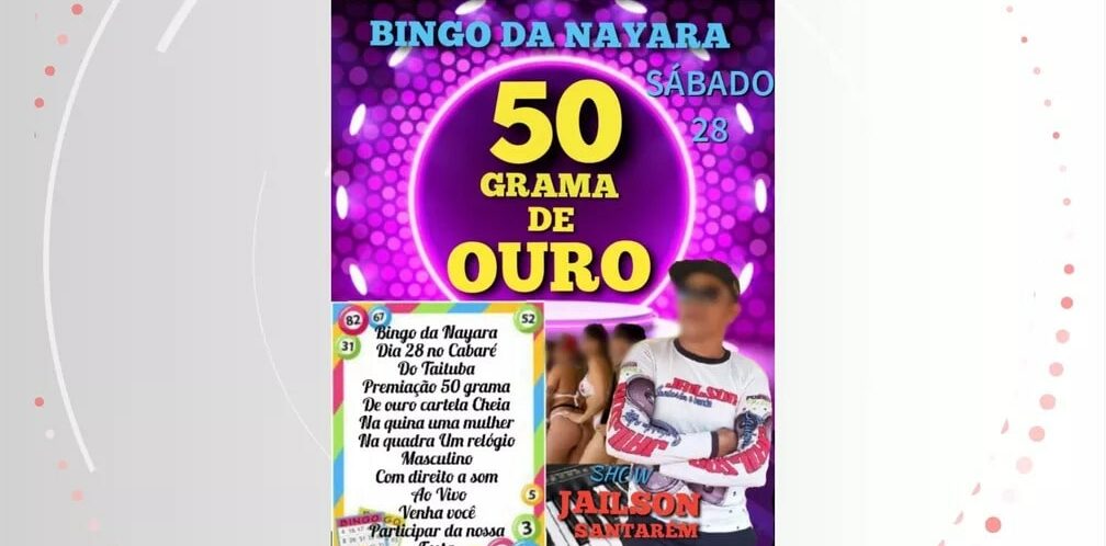 bingo, mulher, ouro, cancelado