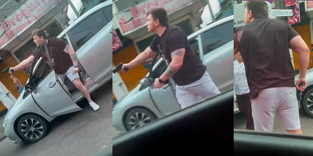 suposto, delegado, am, arma, motociclista