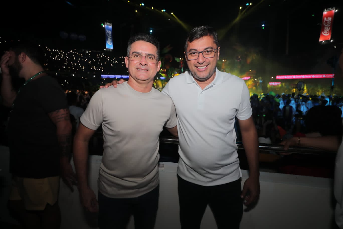 Wilson Lima e David Almeida em Parintins