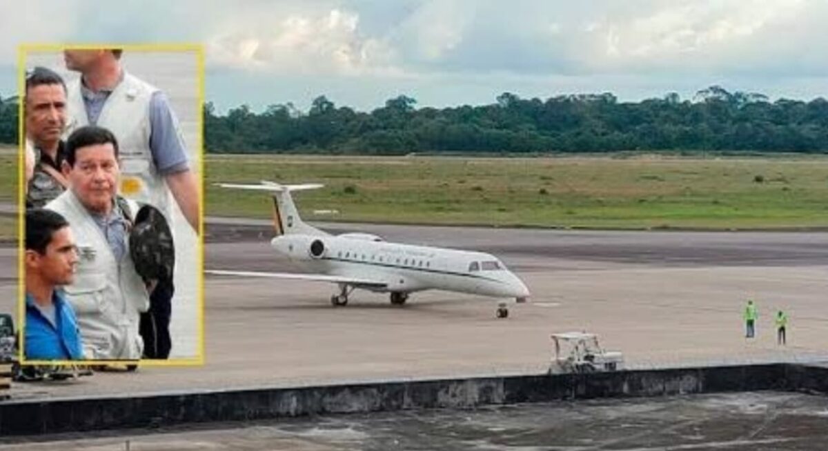 Mourão faz passagem invisível em Manaus
