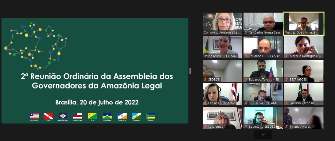 Consórcio de governadores da Amazônia Legal fecham atuação conjunta contra queimadas e desmatamento