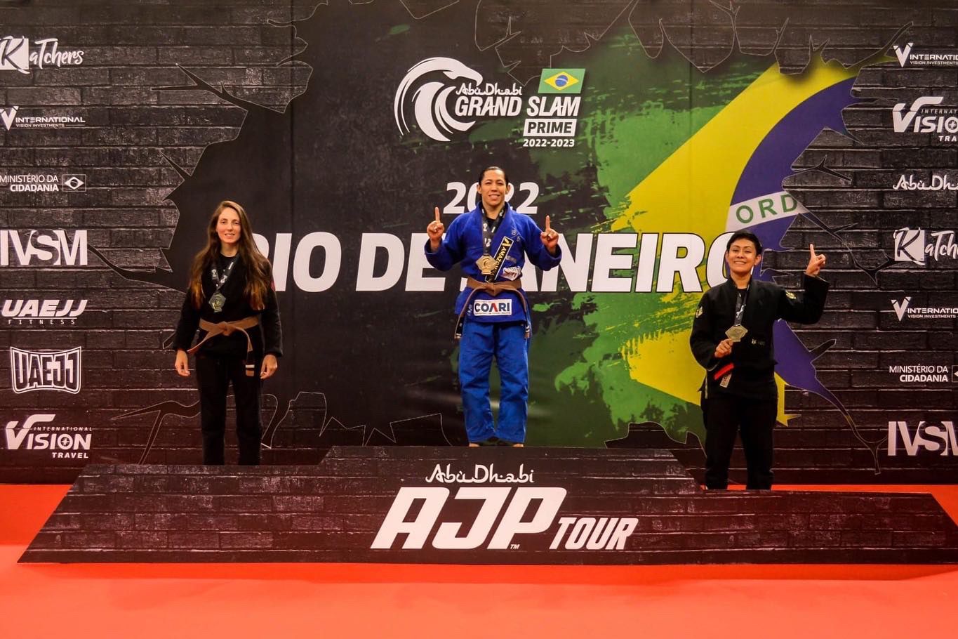 Amazonense Andreia Cerdeira vence etapa do Abi Dahbi de jiu-jitsu