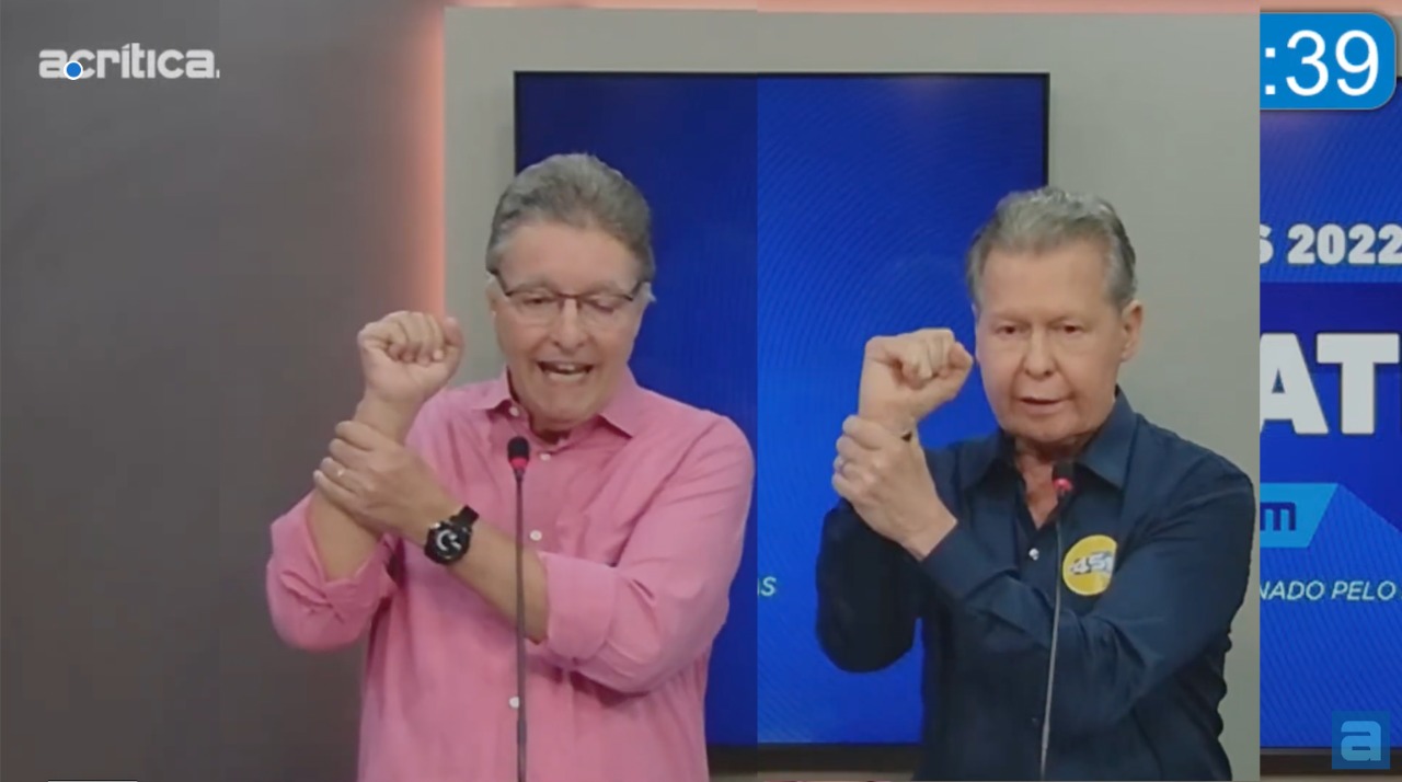 Luiz Castro e Arthur Neto em debate