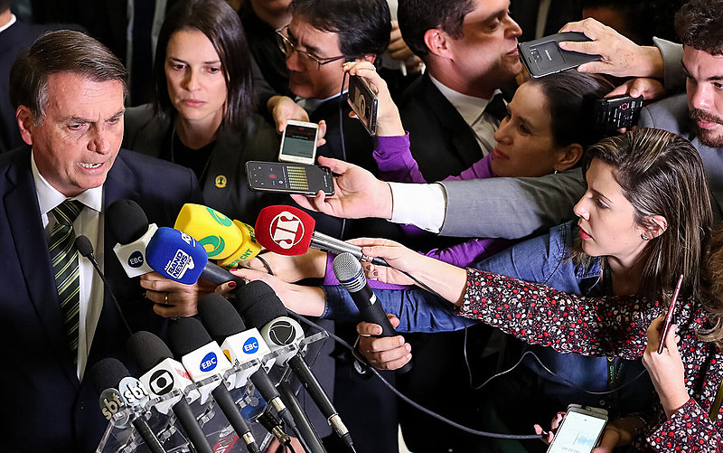 Bolsonaro pede na ONU que políticos não ataquem a imprensa