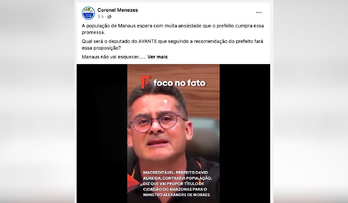 Coronel Menezes David Almeida
