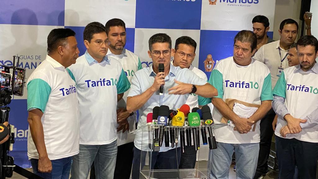 David Almeida de Manaus taxar ricos água manaus