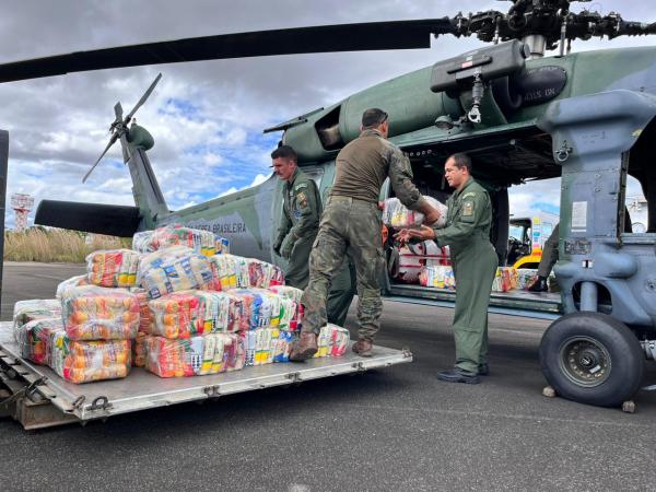 FAB transporta mais de 400 toneladas de insumos para ianomâmis