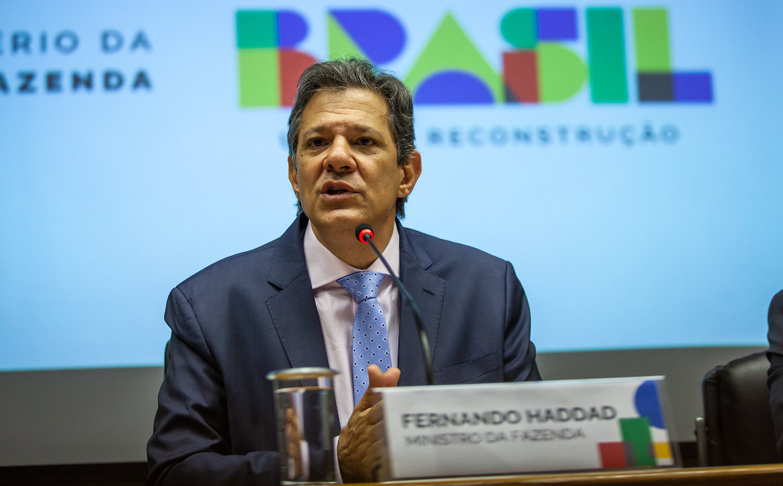 Fernando Haddad apresentação de arcabouço fiscal