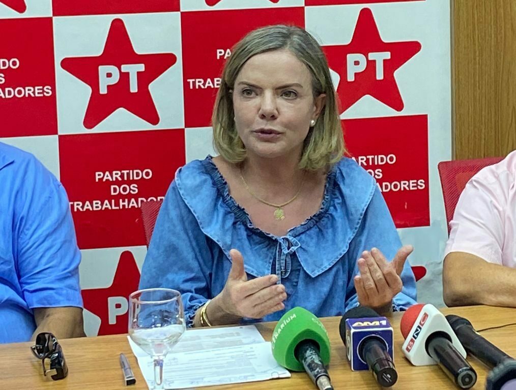 Gleisi Hoffmann em Manaus
