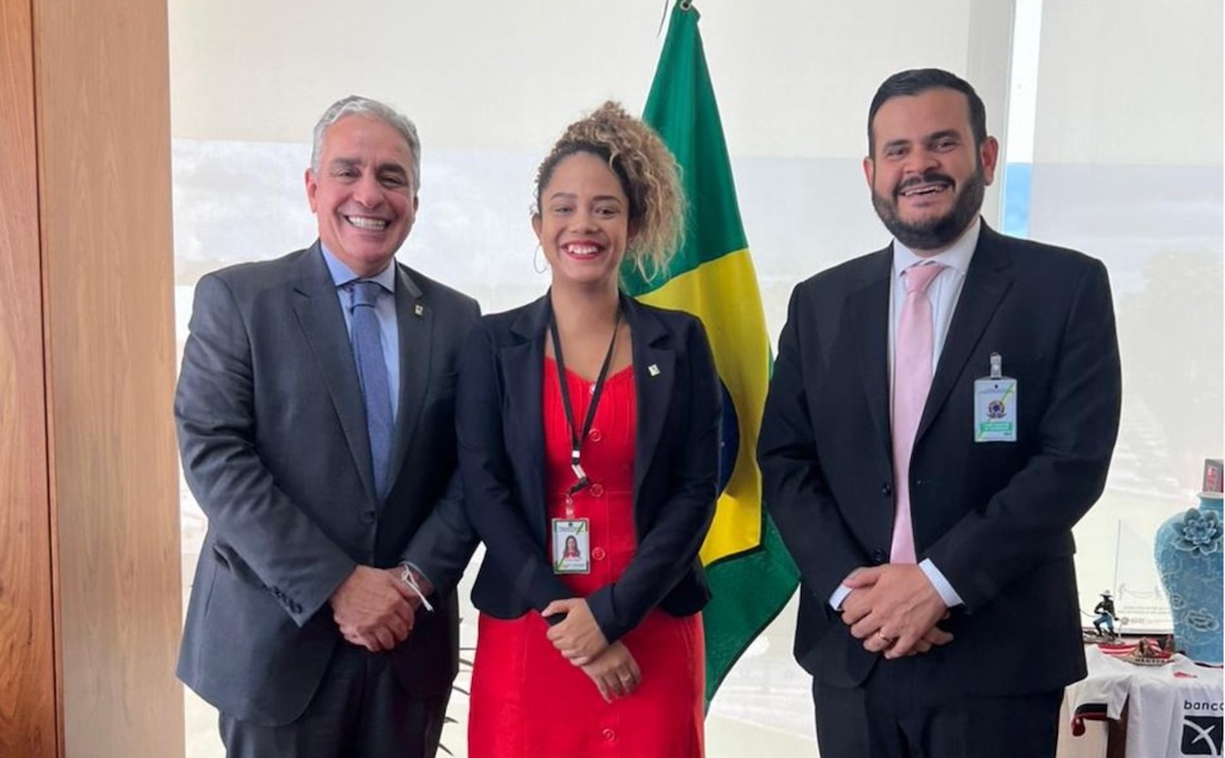 Jessica Italoem e Osvaldo Neto em Brasília
