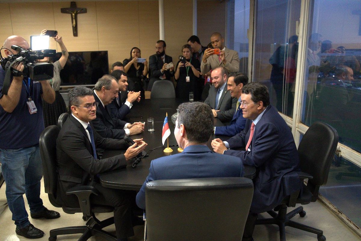 Prefeito David Almeida em Brasília