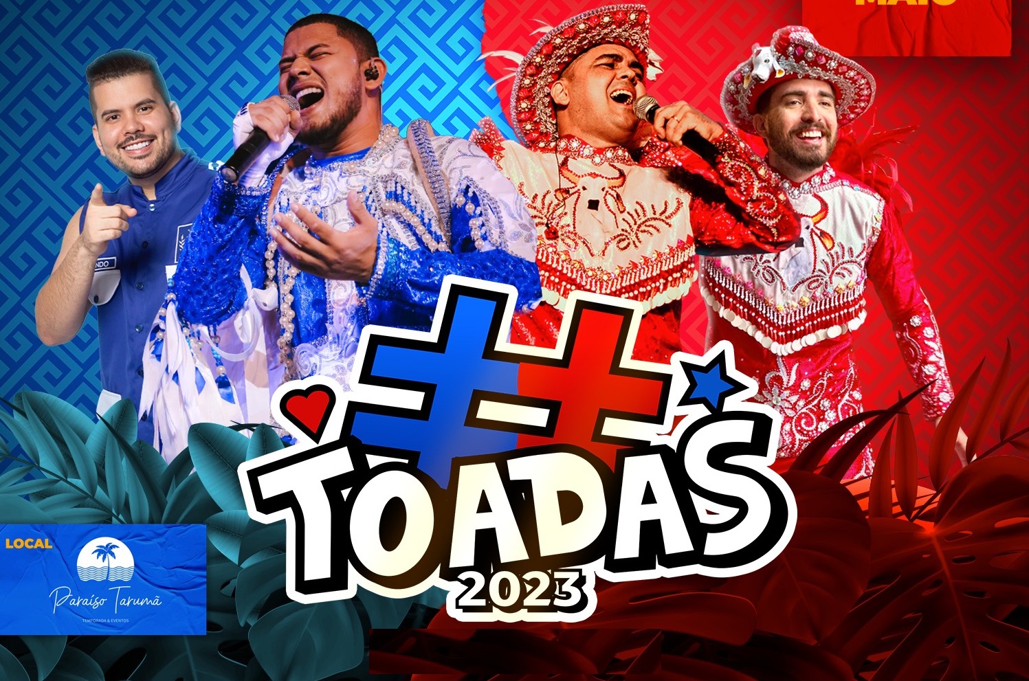 Toadas com Arlindo Neto, Patrick Araújo, Israel Paulaim e João Paulo Faria