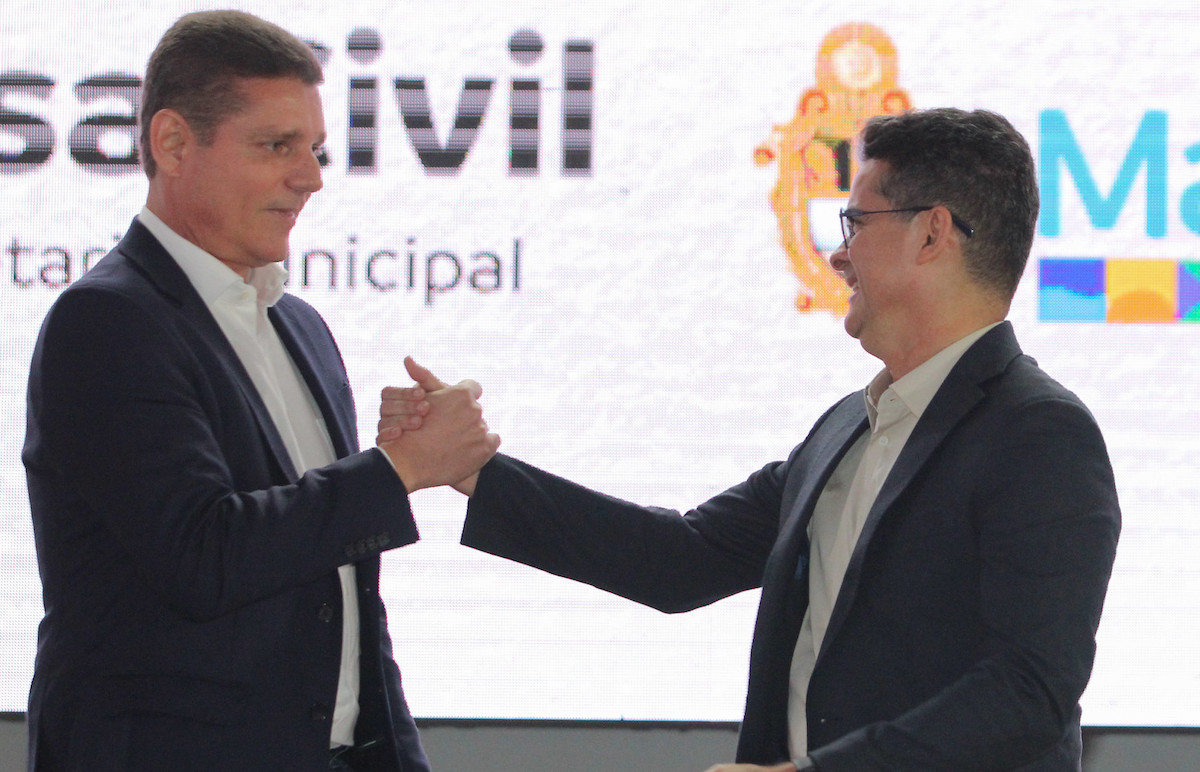 Marcos Rotta e David Almeida - posse de rotta na Casa Civil