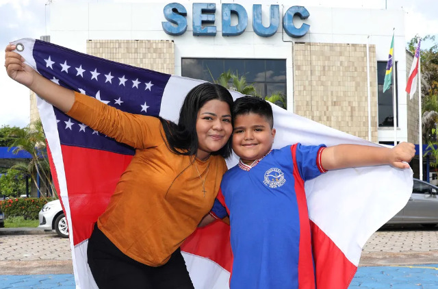 Luan, de 10 anos, amazonense, arrasa na matemática na TV Globo