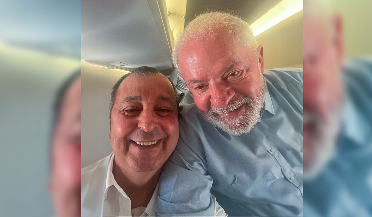 Lula e Omar no aerolula