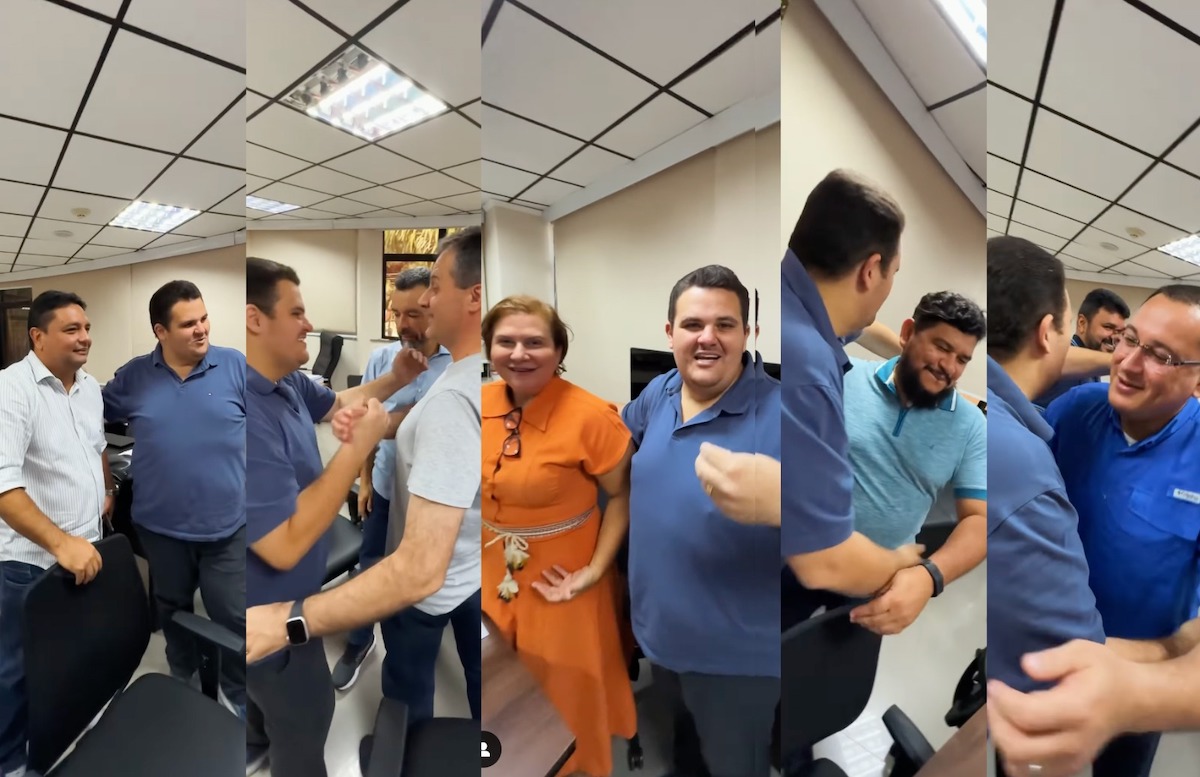 Renato Júnior promove o dia do abraço na CMM