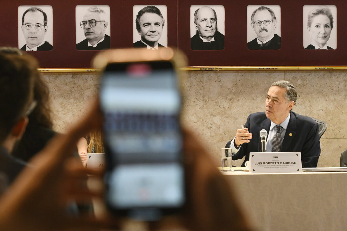 presidente do Supremo Tribunal Federal (STF), Luís Roberto Barroso,