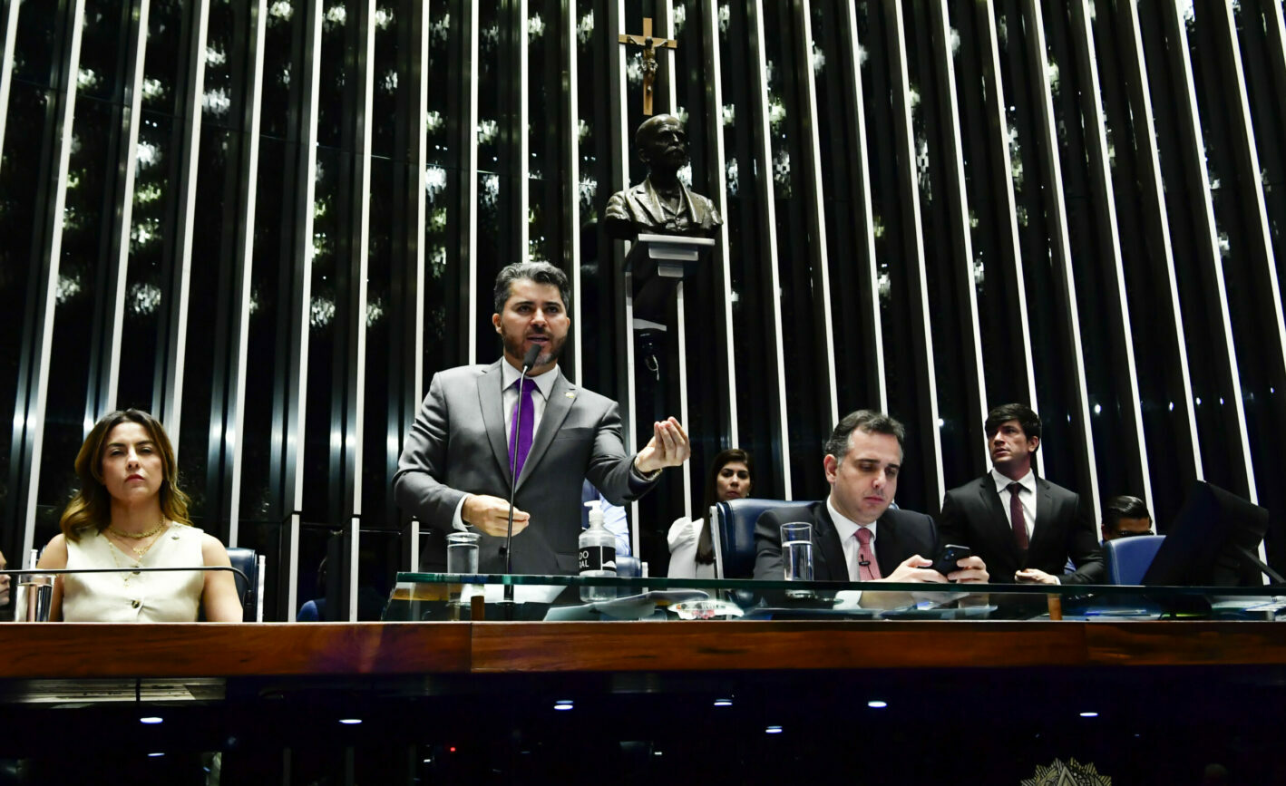 Plenário do Senado Federal durante sessão deliberativa