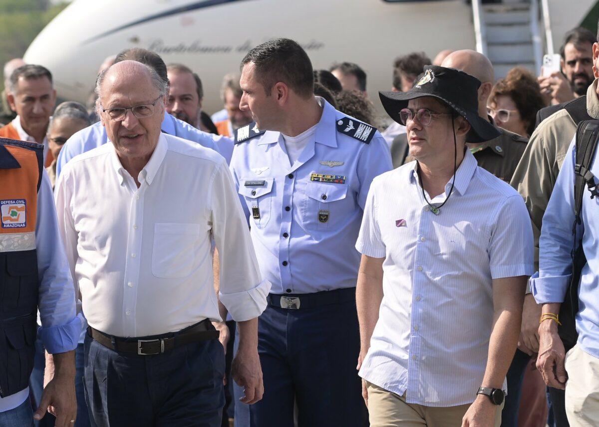 David Almeida e Geraldo Alckmin