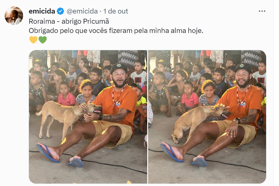 Amazônia: como foi encontro de Emicida e coral de crianças venezuelanas
