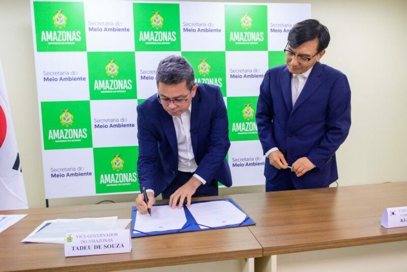 Amazonas e Coreia do Sul criam rede de proteção ambiental