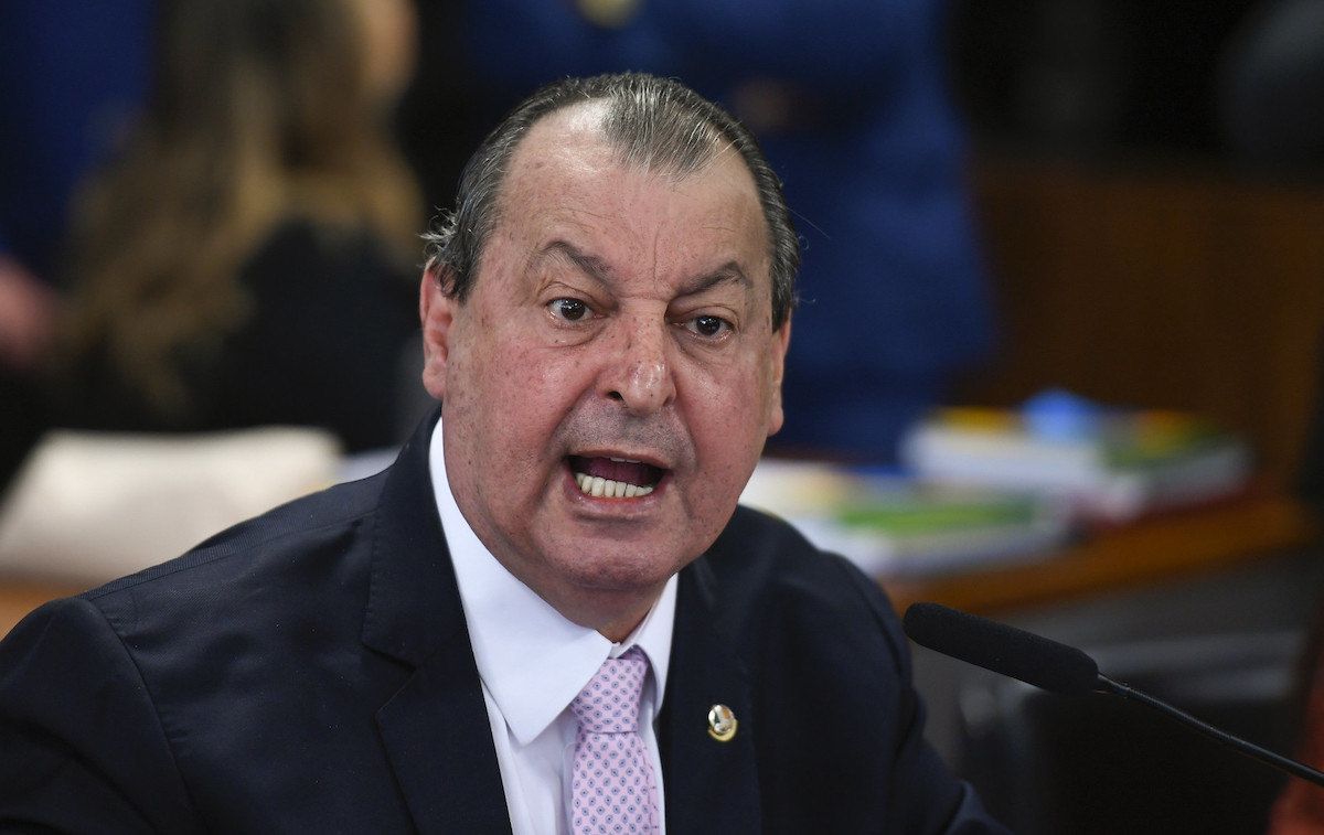 Omar Aziz no Senado - nesta terça-feira, 11/12/2023, ele criticou Tarcísio de Freitas