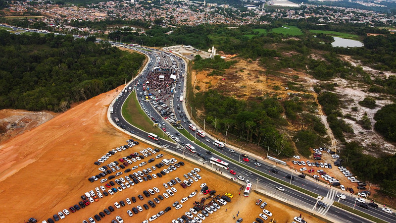 Obra do Rapidão em Manaus