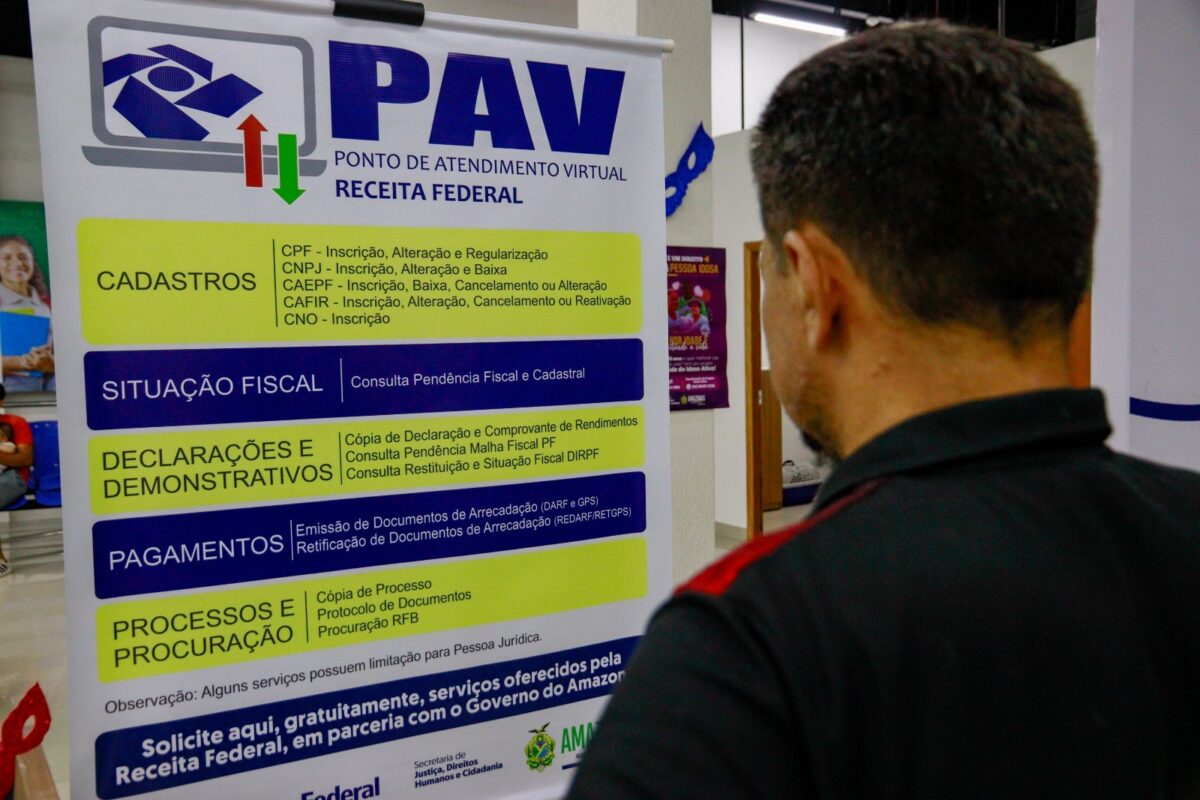 CPF: parceria de governo e Receita abre serviço nos PAC de Manaus