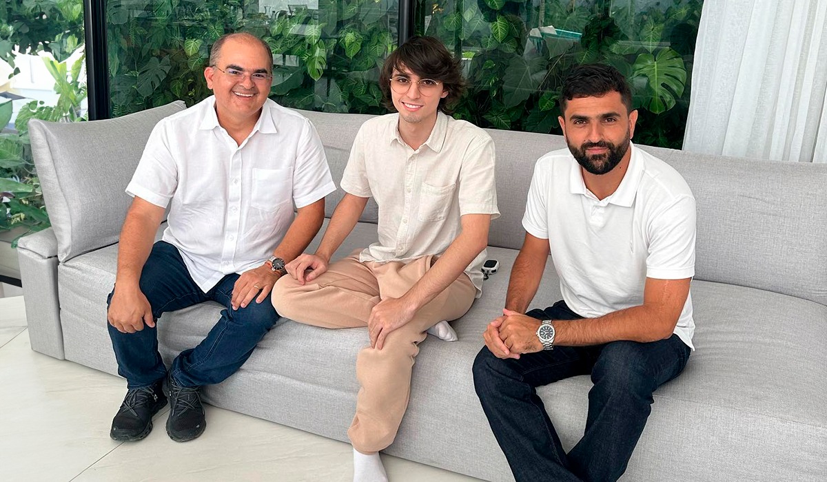 Ricardo Nicolau Amom Mandel e Hiram Nicolau