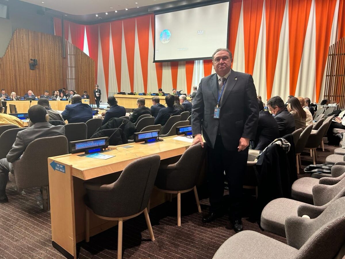 Deputado Átila Lins participa da reunião da UIP em Nova Iorque