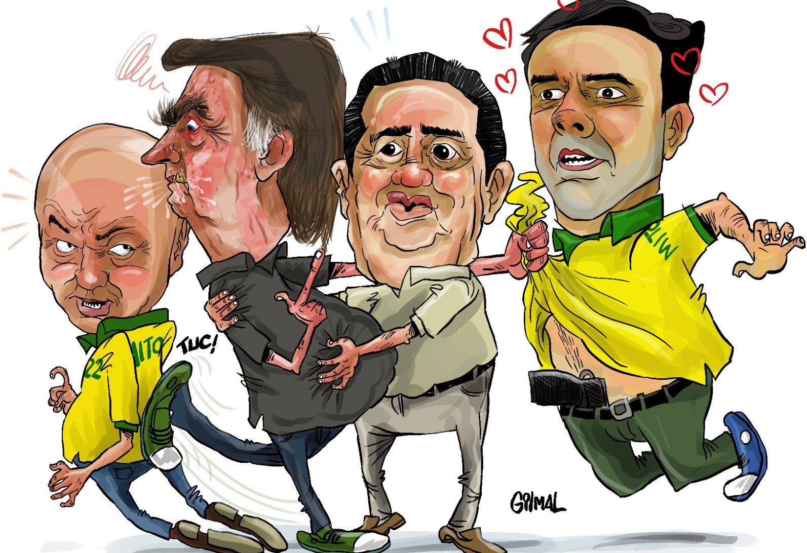 Menezes fora da foto