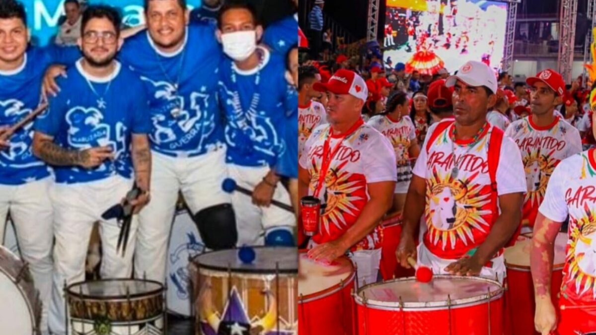 Caprichoso e Garantido ensaiam em Manaus e Parintins