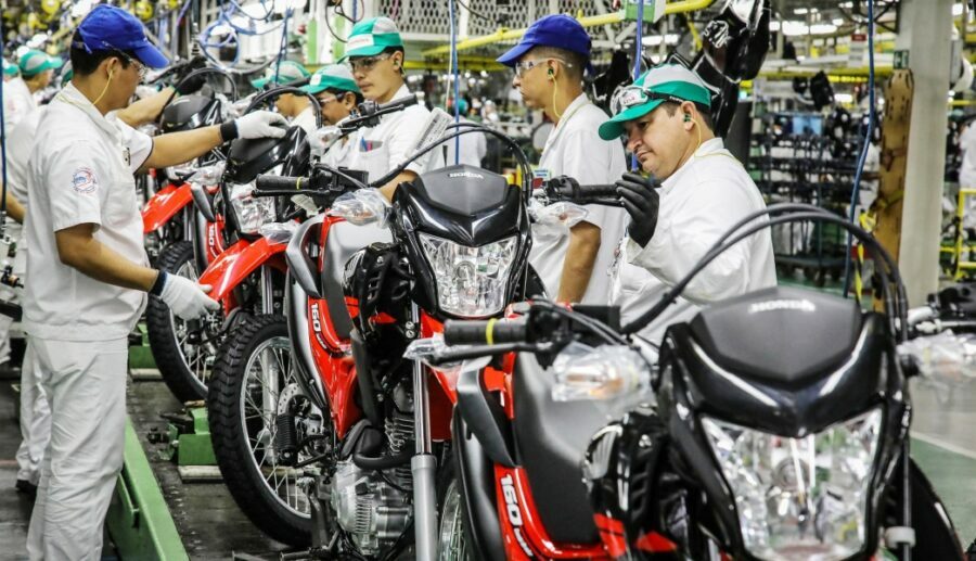 ZFM: após recorde de 2024, produção de motos deve crescer mais 7,5%