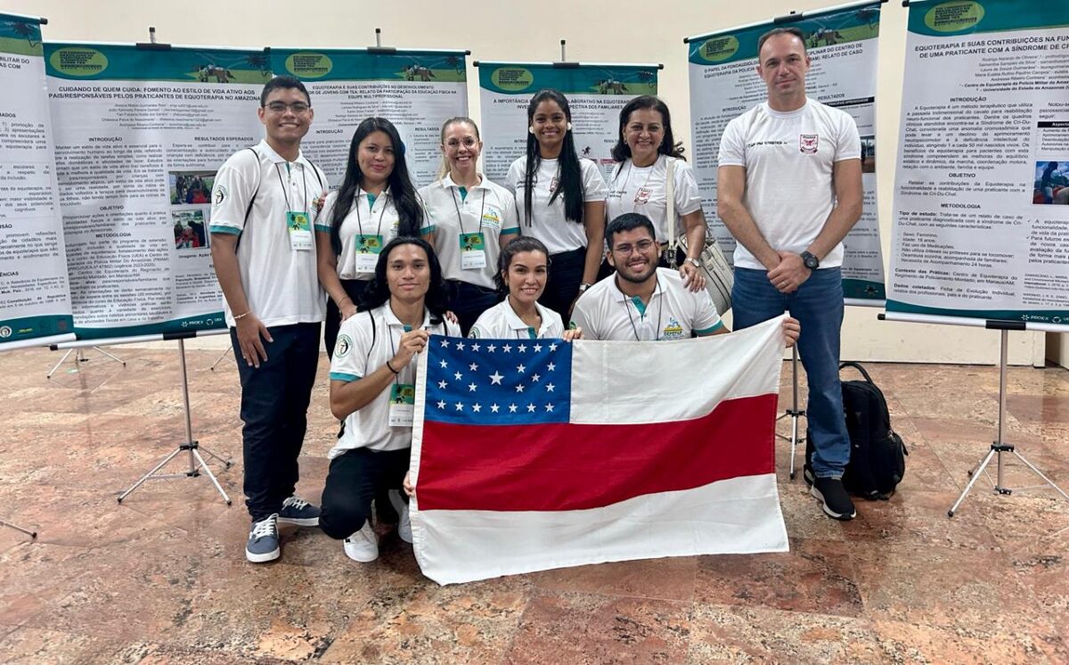Equoterapia e autismo: PM e UEA representam Amazonas em Maceió